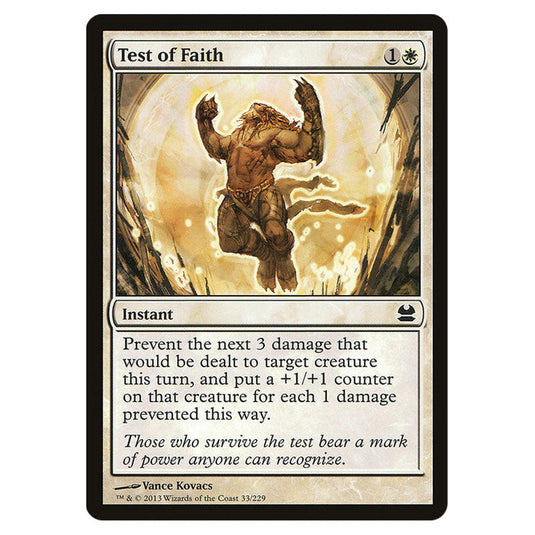 Test of Faith 033 card from the Magic The Gathering set Modern Masters (MMA)