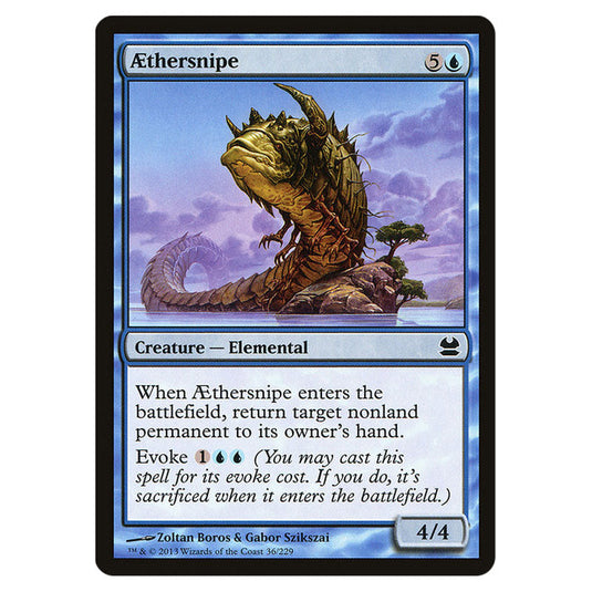 Aethersnipe 036 card from the Magic The Gathering set Modern Masters (MMA)