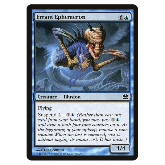 Errant Ephemeron 041 card from the Magic The Gathering set Modern Masters (MMA)