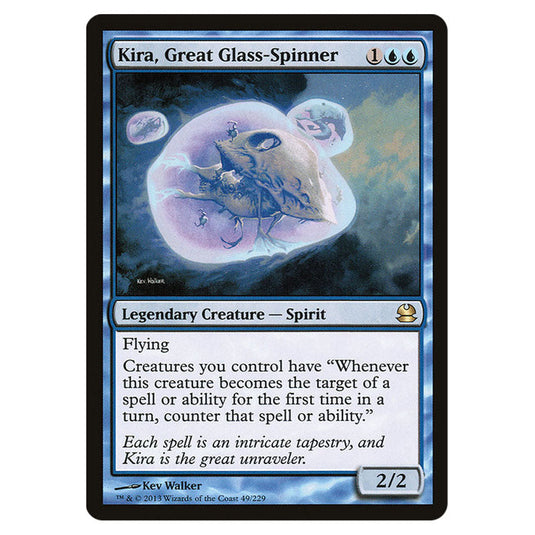 Kira, Great Glass-Spinner 049 card from the Magic The Gathering set Modern Masters (MMA)