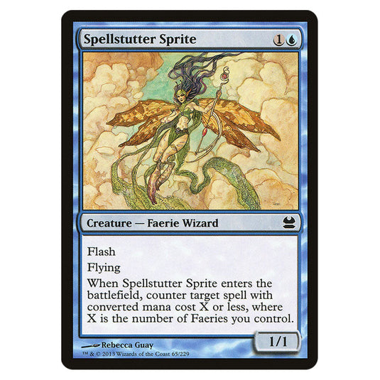 Spellstutter Sprite 065 card from the Magic The Gathering set Modern Masters (MMA)