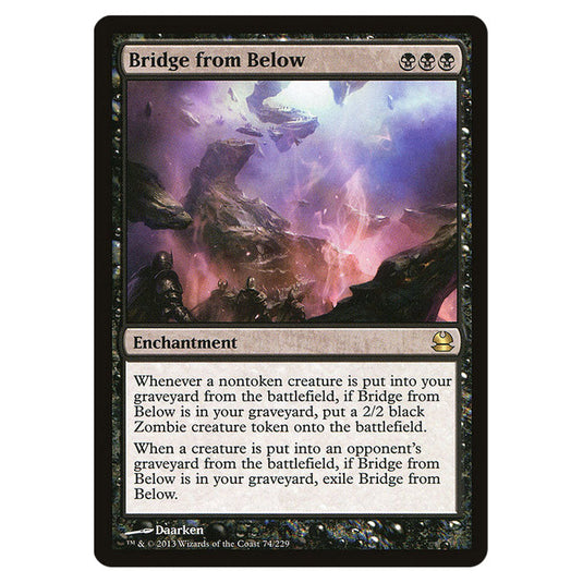 Bridge from Below 074 card from the Magic The Gathering set Modern Masters (MMA)