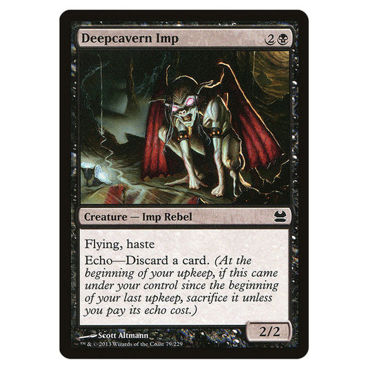 Deepcavern Imp 079 card from the Magic The Gathering set Modern Masters (MMA)
