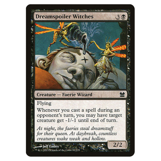 Dreamspoiler Witches 081 card from the Magic The Gathering set Modern Masters (MMA)