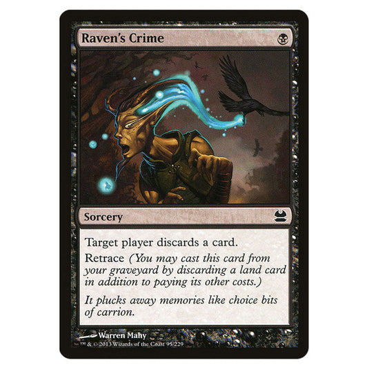 Raven's Crime 095 card from the Magic The Gathering set Modern Masters (MMA)