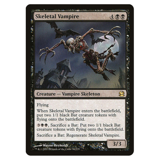Skeletal Vampire 096 card from the Magic The Gathering set Modern Masters (MMA)