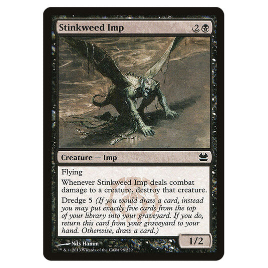 Stinkweed Imp 098 card from the Magic The Gathering set Modern Masters (MMA)