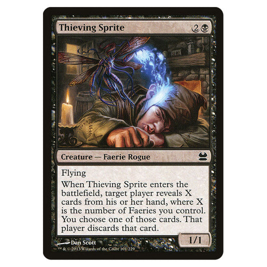 Thieving Sprite 101 card from the Magic The Gathering set Modern Masters (MMA)