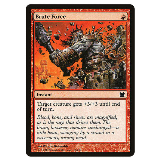 Brute Force 107 card from the Magic The Gathering set Modern Masters (MMA)