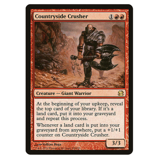 Countryside Crusher 108 card from the Magic The Gathering set Modern Masters (MMA)