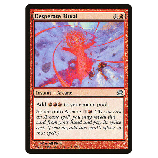 Desperate Ritual 110 card from the Magic The Gathering set Modern Masters (MMA)