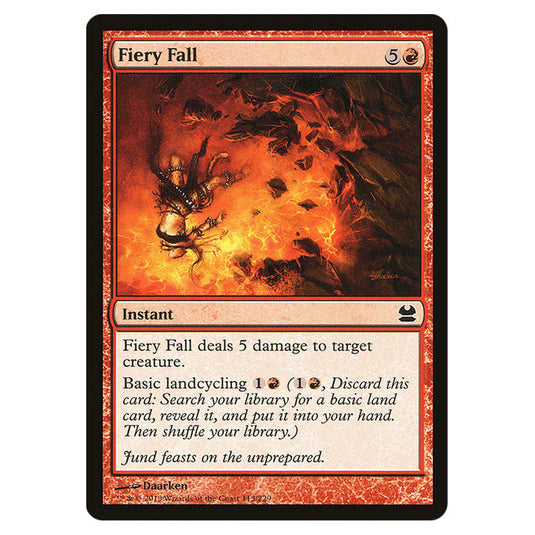 Fiery Fall 113 card from the Magic The Gathering set Modern Masters (MMA)