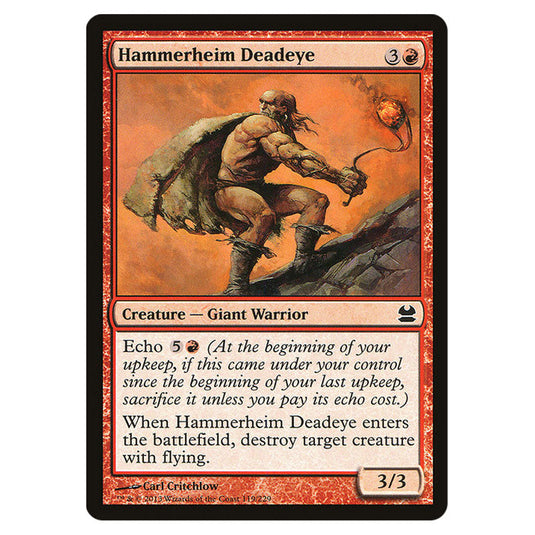 Hammerheim Deadeye 119 card from the Magic The Gathering set Modern Masters (MMA)