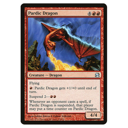 Pardic Dragon 124 card from the Magic The Gathering set Modern Masters (MMA)