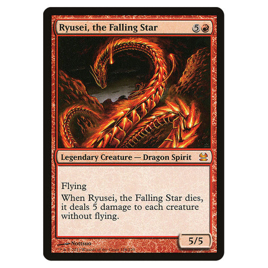 Ryusei, the Falling Star 128 card from the Magic The Gathering set Modern Masters (MMA)