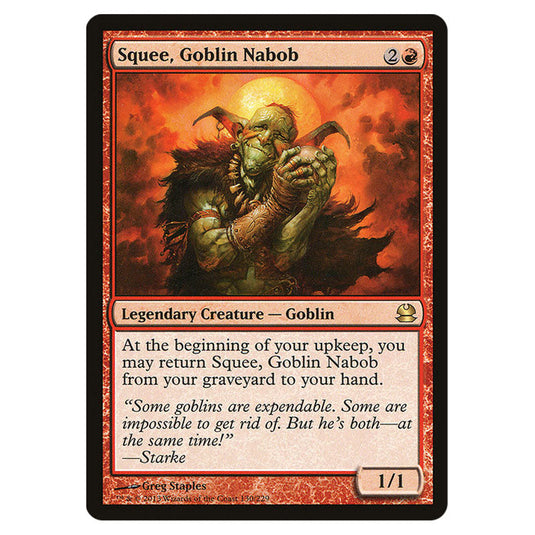 Squee, Goblin Nabob 130 card from the Magic The Gathering set Modern Masters (MMA)