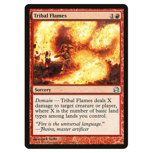 Tribal Flames 138 card from the Magic The Gathering set Modern Masters (MMA)