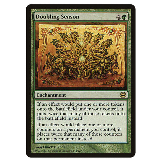 Doubling Season 141 card from the Magic The Gathering set Modern Masters (MMA)
