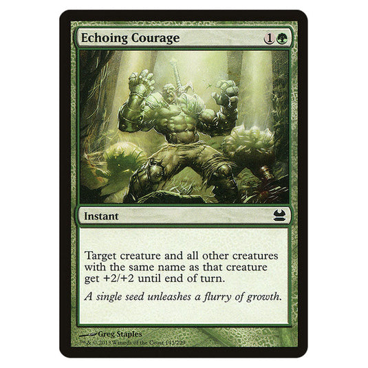Echoing Courage 143 card from the Magic The Gathering set Modern Masters (MMA)