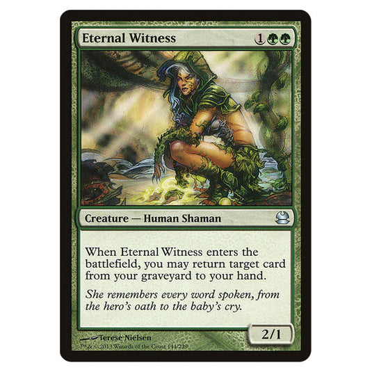 Eternal Witness 144 card from the Magic The Gathering set Modern Masters (MMA)