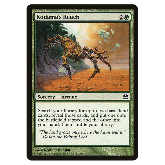 Kodama's Reach 151 card from the Magic The Gathering set Modern Masters (MMA)