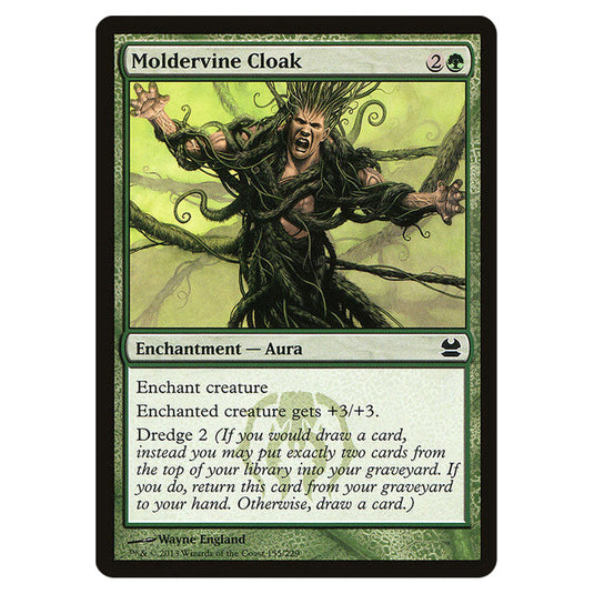 Moldervine Cloak 155 card from the Magic The Gathering set Modern Masters (MMA)
