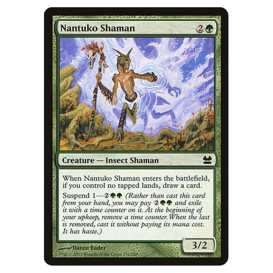 Nantuko Shaman 156 card from the Magic The Gathering set Modern Masters (MMA)