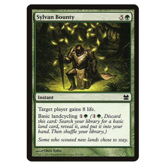 Sylvan Bounty 165 card from the Magic The Gathering set Modern Masters (MMA)
