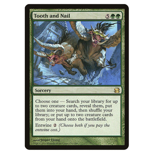 Tooth and Nail 170 card from the Magic The Gathering set Modern Masters (MMA)