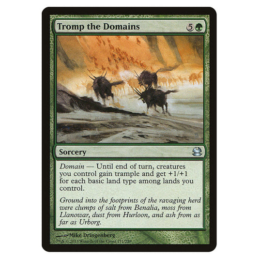 Tromp the Domains 171 card from the Magic The Gathering set Modern Masters (MMA)