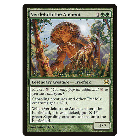 Verdeloth the Ancient 172 card from the Magic The Gathering set Modern Masters (MMA)