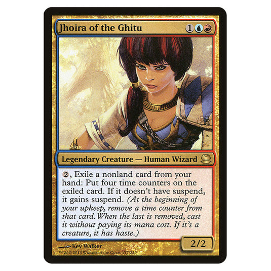 Jhoira of the Ghitu 177 card from the Magic The Gathering set Modern Masters (MMA)