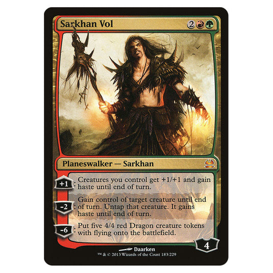 Sarkhan Vol 183 card from the Magic The Gathering set Modern Masters (MMA)