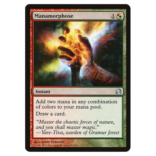 Manamorphose 191 card from the Magic The Gathering set Modern Masters (MMA)