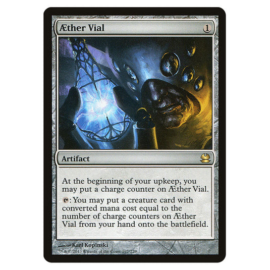 Aether Vial 197 card from the Magic The Gathering set Modern Masters (MMA)