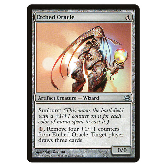 Etched Oracle 206 card from the Magic The Gathering set Modern Masters (MMA)