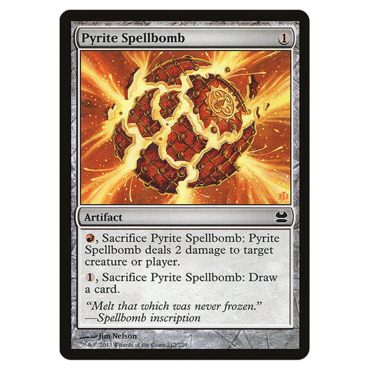 Pyrite Spellbomb 212 card from the Magic The Gathering set Modern Masters (MMA)