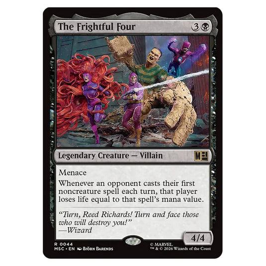 The Frightful Four 0044 card from the Magic The Gathering set Marvel Super Heroes Commander