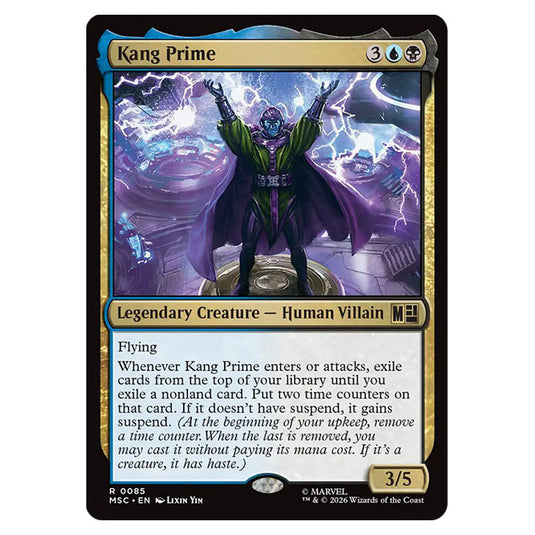 Kang Prime 0085 card from the Magic The Gathering set Marvel Super Heroes Commander