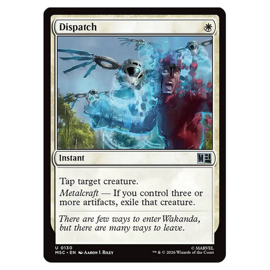 Dispatch 0130 card from the Magic The Gathering set Marvel Super Heroes Commander