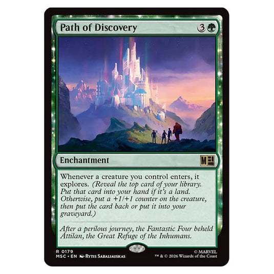 Path of Discovery 0179 card from the Magic The Gathering set Marvel Super Heroes Commander