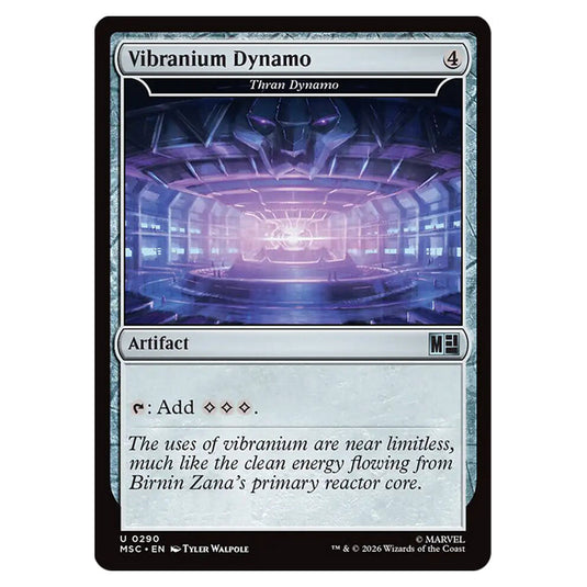 Thran Dynamo 0290 card from the Magic The Gathering set Marvel Super Heroes Commander
