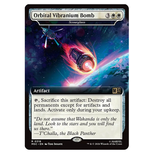 Scourglass 0318 card from the Magic The Gathering set Marvel Super Heroes Commander