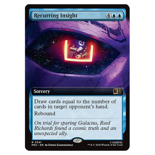 Recurring Insight 0341 card from the Magic The Gathering set Marvel Super Heroes Commander