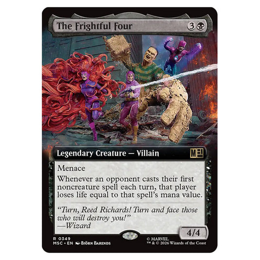 The Frightful Four 0349 card from the Magic The Gathering set Marvel Super Heroes Commander