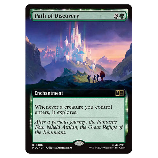 Path of Discovery 0386 card from the Magic The Gathering set Marvel Super Heroes Commander