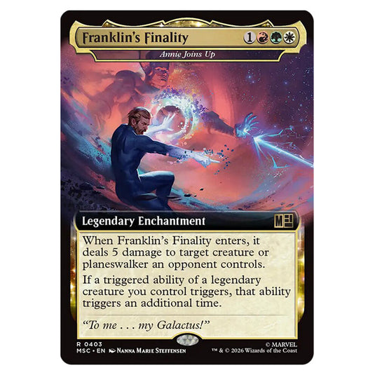 Annie Joins Up 0403 card from the Magic The Gathering set Marvel Super Heroes Commander