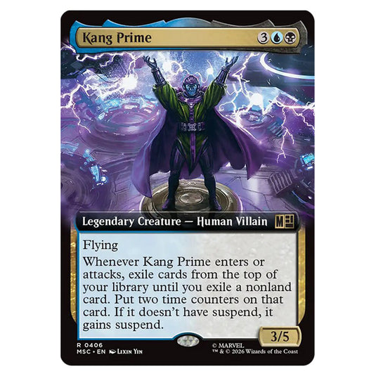 Kang Prime 0406 card from the Magic The Gathering set Marvel Super Heroes Commander