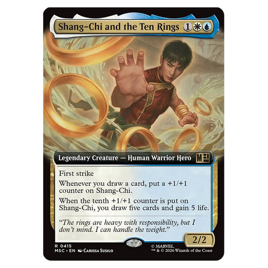 Shang-Chi and the Ten Rings 0415 card from the Magic The Gathering set Marvel Super Heroes Commander