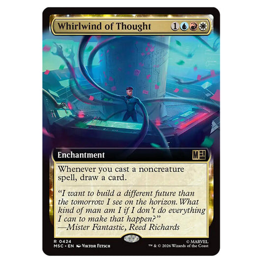 Whirlwind of Thought 0424 card from the Magic The Gathering set Marvel Super Heroes Commander